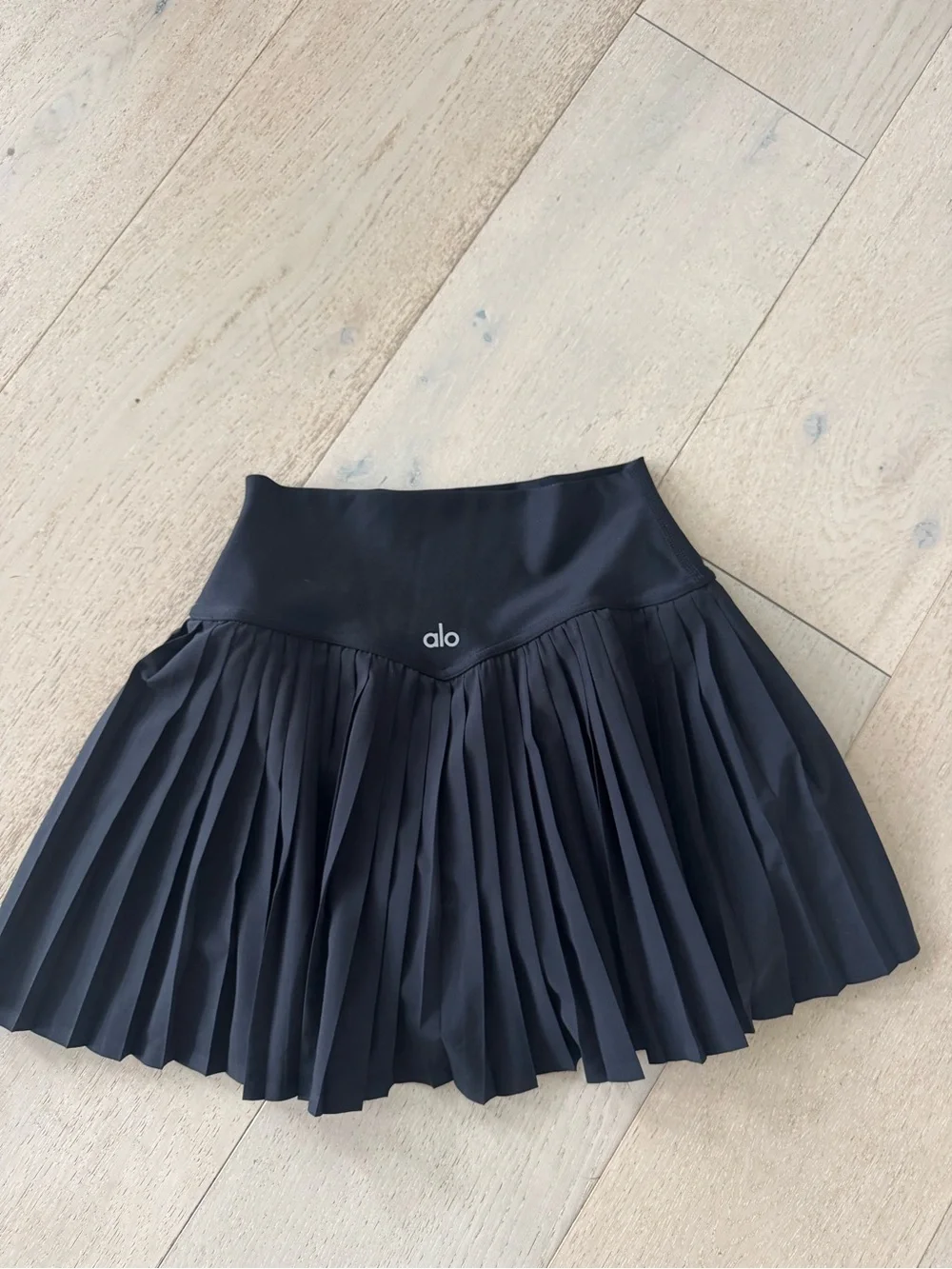Alo Yoga Grand Slam Tennis Skirt Women Size XS Black